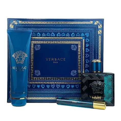 versace eros men's 4-piece gift set|versace eros 3.4 oz price.